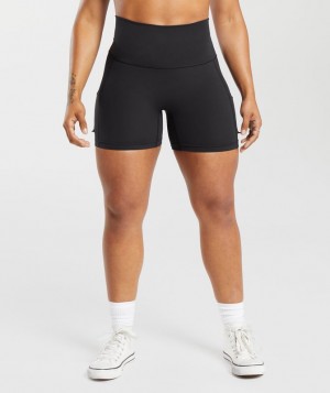 Gymshark Legacy Tight Shorts Korte Broek Zwart | 52FXOBDAL