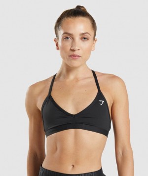 Gymshark Minimal Sports Bra Sports Bras Zwart | 59YIFXPUW