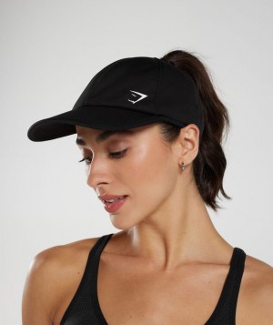 Gymshark Ponytail Cap Caps Zwart | 35GVBHESQ