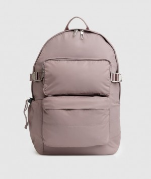 Gymshark Premium Lifestyle Backpack All Bags Washed Mauve | 86LBUGWHD