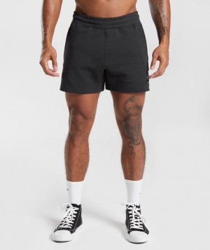 Gymshark React 5" Shorts Korte Broek Zwart | 78KBXAJUO