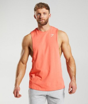 Gymshark React Drop Arm Tank Drop Armhole Tank Oranje | 14PDCYXZE