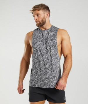 Gymshark React Drop Arm Tank Drop Armhole Tank Grijs | 83ZUBFXVI