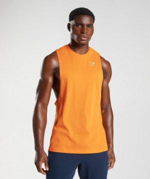 Gymshark React Drop Arm Tank Drop Armhole Tank Oranje | 28LKPJDYN