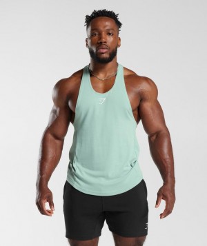 Gymshark React Stringer Stringer Frost Teal | 60MHLFBYD