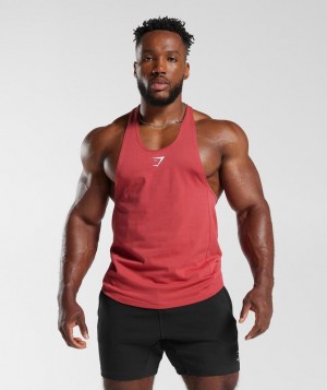 Gymshark React Stringer Stringer Rood | 64ANQDESZ