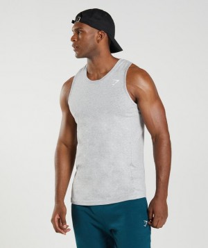 Gymshark React Tank Tanktop Lichtgrijs | 28EMPDIBS