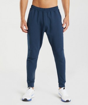 Gymshark Rest Day Knit Joggers Joggingbroek Donkerblauw | 41GPXJLUC