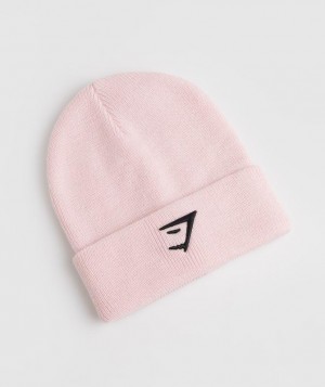 Gymshark Sharkhead Beanie Beanies Roze | 75NMSUOLB