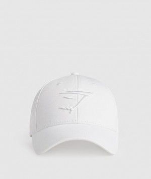 Gymshark Sharkhead Cap Caps Wit | 08EMQBPDN