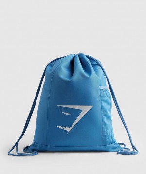 Gymshark Sharkhead Gymsack All Bags Blauw | 89BTYJWFU