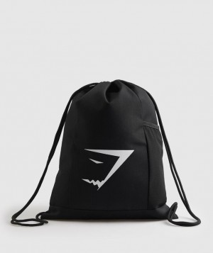 Gymshark Sharkhead Gymsack All Bags Zwart | 91PVKXBFG