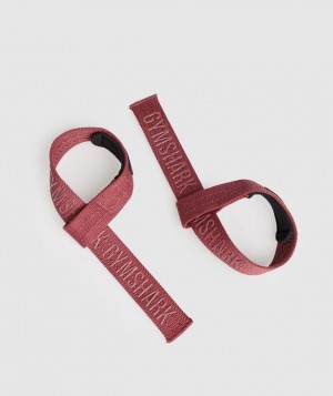 Gymshark Silicone Lifting Straps All Equipment Soft Berry | 59EIAJCFP