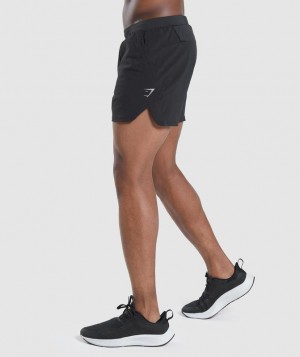 Gymshark Speed Evolve 5" Shorts Korte Broek Zwart | 45ICHMRLG