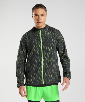 Gymshark Sport Windbreaker Jackets / Outerwear Fluo Lime | 04PGQIRBS