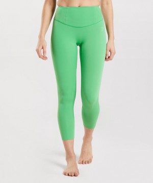 Gymshark Studio 7/8 Leggings Leggings Groen | 37TNXUWEA