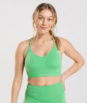 Gymshark Studio Sports Bra Sports Bras Groen | 31VDKFTHG