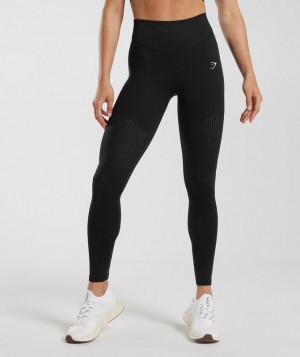 Gymshark Sweat Seamless Mesh Leggings Leggings Zwart | 60AKEZYBQ