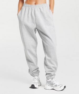 Gymshark Training Fleece Joggers Broek Lichtgrijs | 03BXUAEHY