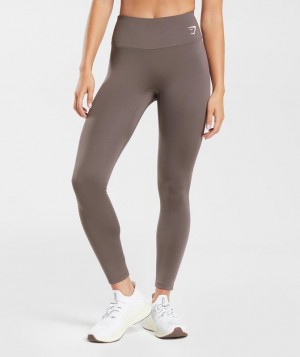 Gymshark Training Leggings Leggings Bruin | 48MPBQRLK