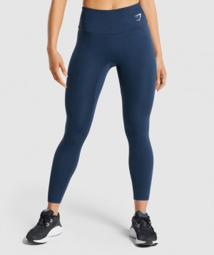 Gymshark Training Leggings Leggings Donkerblauw | 49DSOKXZC