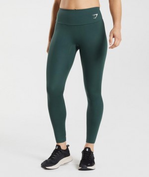 Gymshark Training Leggings Leggings Obsidian Groen | 51TZBUJOL