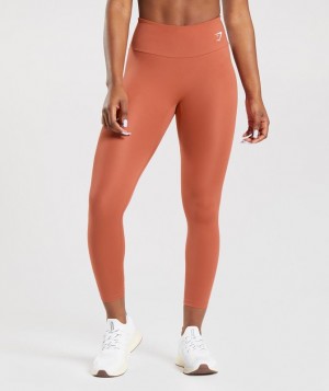 Gymshark Training Leggings Leggings Rood | 45KUWQGOF