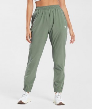 Gymshark Training Woven Joggers Broek Groen | 72BKFWYOL