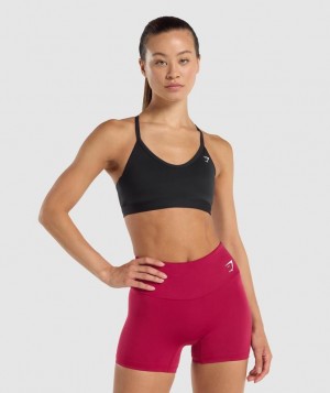 Gymshark V Neck Sports Bra Sports Bras Zwart | 63FBRWOXT