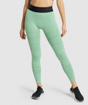 Gymshark Vision Leggings Leggings Groen | 09PNRJFOA