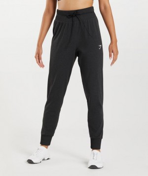 Gymshark Vital Seamless 2.0 Joggers Broek Zwart | 93SKIVDXC