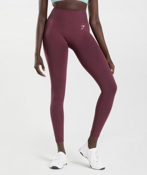 Gymshark Vital Seamless 2.0 Leggings Leggings Bordeaux | 20ONSRWEY