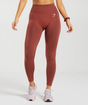 Gymshark Vital Seamless 2.0 Leggings Leggings Rood | 09BMJVQGU