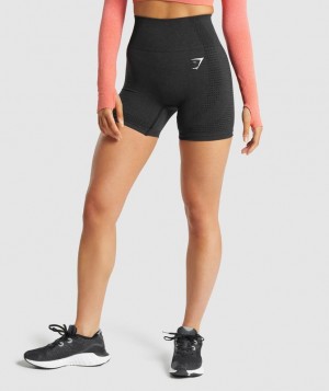 Gymshark Vital Seamless 2.0 Shorts Korte Broek Zwart | 84VCTEGPO