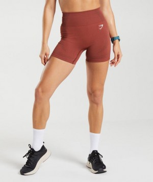 Gymshark Vital Seamless 2.0 Shorts Korte Broek Rood | 87MFXEKOL