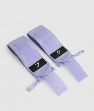 Gymshark Wrist Straps All Equipment Powdered Lilac | 03BQOMZPD