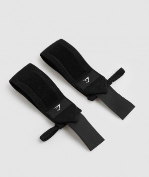 Gymshark Wrist Straps All Equipment Zwart | 30TGFMWPQ