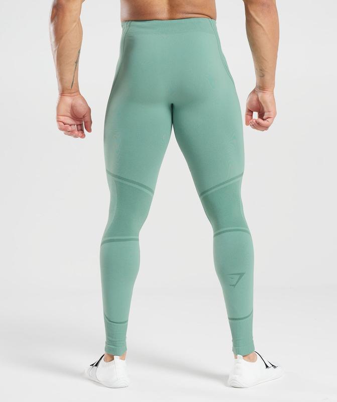 Gymshark 315 Seamless Tights Baselayer Groen | 13DTECONJ