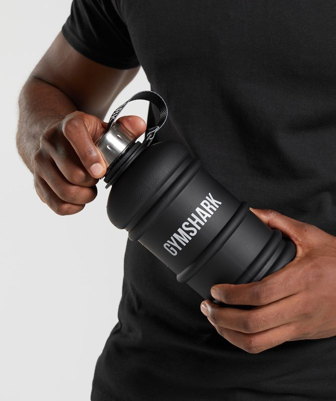 Gymshark 33oz Water Bottle All Bottles Zwart | 92QJGTAWS