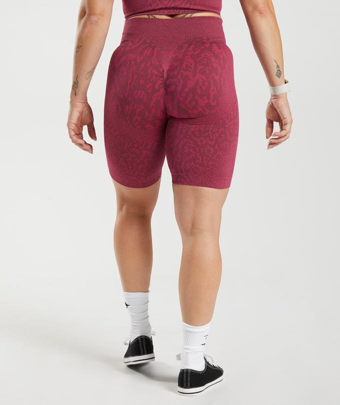 Gymshark Adapt Animal Seamless Cycling Shorts Korte Broek Bruin | 73EOMVZPU