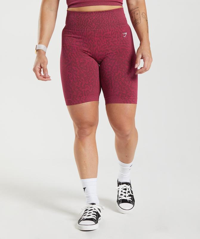 Gymshark Adapt Animal Seamless Cycling Shorts Korte Broek Bruin | 73EOMVZPU