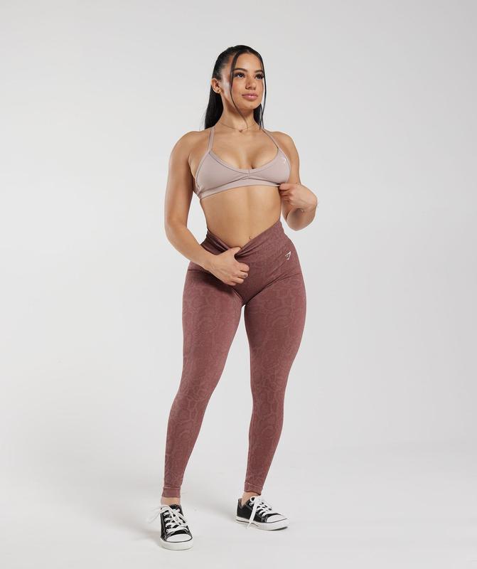 Gymshark Adapt Animal Seamless Leggings Leggings Bruin | 64CKIHOVD