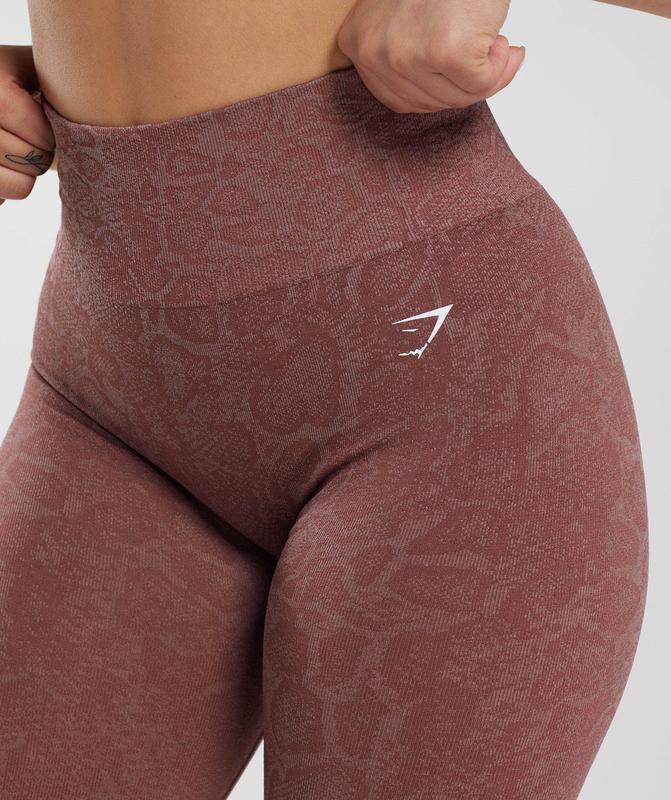 Gymshark Adapt Animal Seamless Leggings Leggings Bruin | 64CKIHOVD