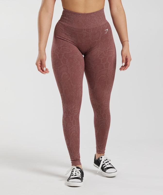 Gymshark Adapt Animal Seamless Leggings Leggings Bruin | 64CKIHOVD