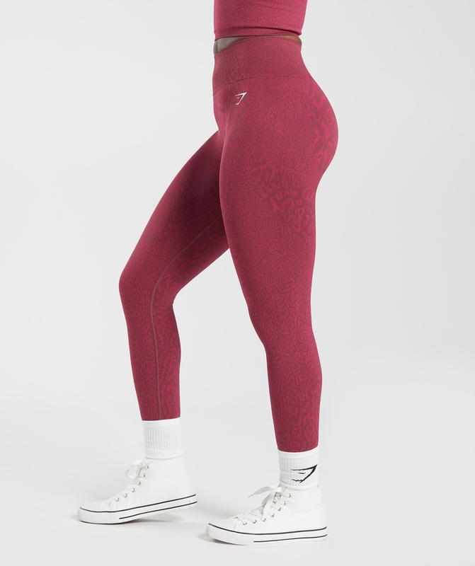 Gymshark Adapt Animal Seamless Leggings Leggings Bruin | 06ONPMGQT