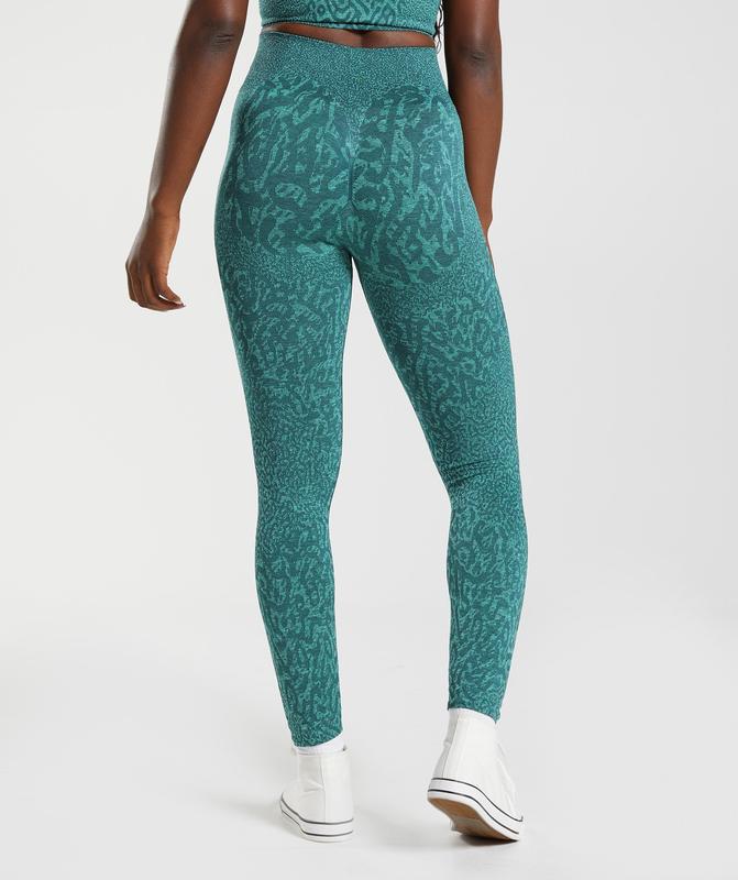 Gymshark Adapt Animal Seamless Leggings Leggings Reef | Winter Teal | 89CXTDAZU