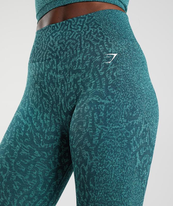 Gymshark Adapt Animal Seamless Leggings Leggings Reef | Winter Teal | 89CXTDAZU