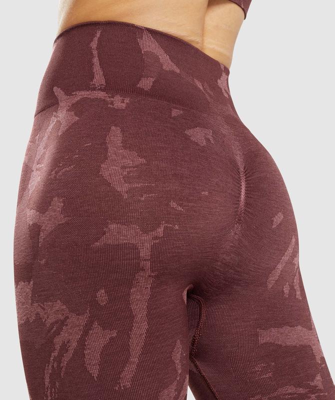 Gymshark Adapt Camo Seamless Leggings Leggings Bruin | 93YEFUGZH