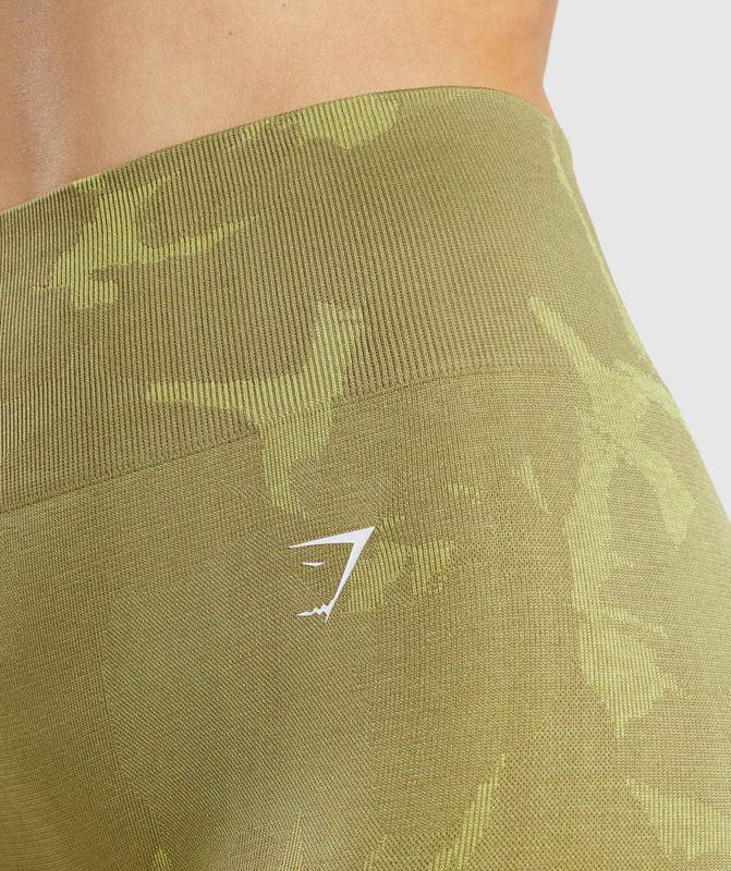 Gymshark Adapt Camo Seamless Leggings Leggings Groen | 34ILADXCE