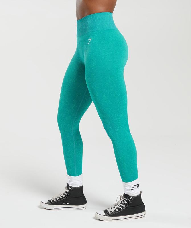 Gymshark Adapt Fleck Seamless Leggings Leggings Groen | 46CUBQPZN